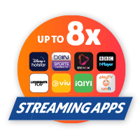 Largest Streaming Apps Selection