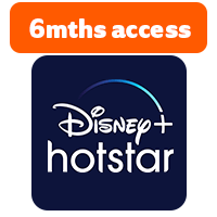 Comes with 6 months Disney+ hotstar